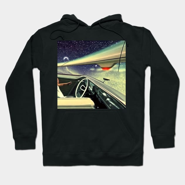 Cruising in my 64  space drive Hoodie by TriForceDesign